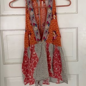 free people patterned tank